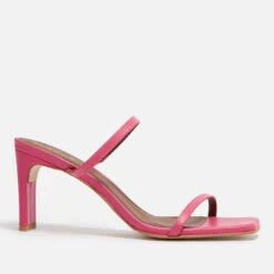 ALOHAS Women's Cannes Leather Heeled Mules