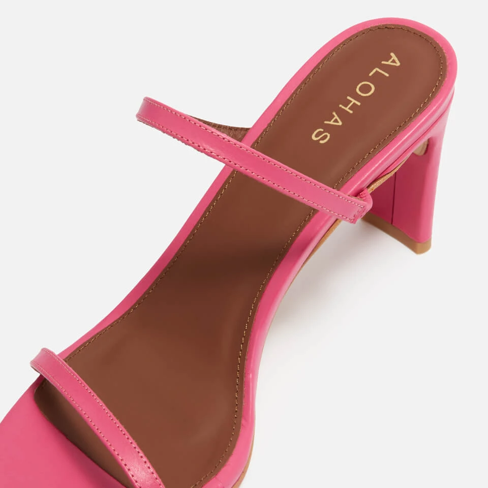 ALOHAS Women's Cannes Leather Heeled Mules 5 ALOHAS Women's Cannes Leather Heeled Mules - Image 3