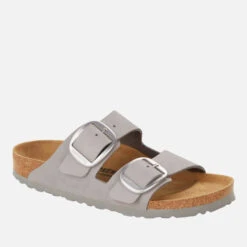 Birkenstock Women's Double Strap Nubuck Leather Sandals -Vans || Clarks || Ugg Sales 14266999 6155052709457982