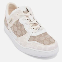 Coach Men's C201 Mixed Signature 1 Basket Jacquard-Canvas Trainers -Vans || Clarks || Ugg Sales 14513137 1975065648699806