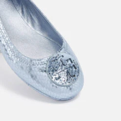 Tory Burch Women's Minnie Travel Leather Ballet Flats -Vans || Clarks || Ugg Sales 14608592 9575060209456662